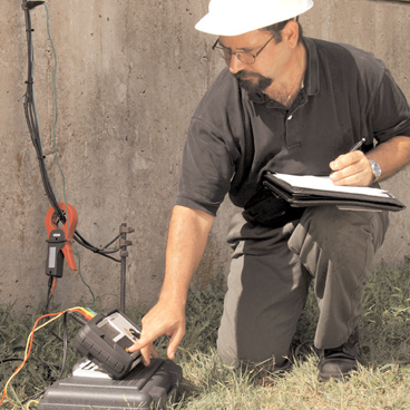 Earth testers, earth electrode testers and the measurement of soil resistivity. Earth testers
